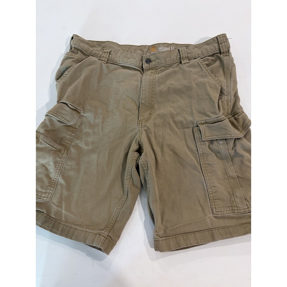 Carhartt Relaxed Fit Rugged Flex Cargo Shorts Men's Size 36 Work Brown